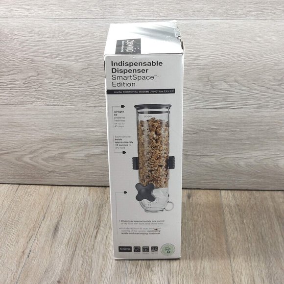 Zevro SmartSpace Wall Mount Single Dry-Food Canister Dispenser w/Measuring Cup - Picture 7 of 10